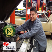 Learn more about our team Kasey Kessler, automotive repair apprentice and shop assistant at A+ Japanese Auto Repair in San Carlos, CA